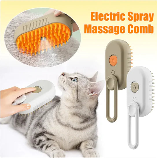 Electric Pet Grooming Brush